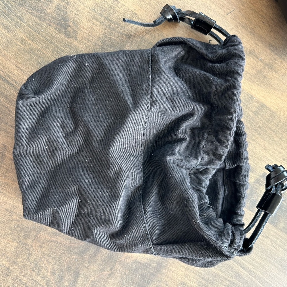 Zara Black Genuine Leather Bucket Bag - Picture 6 of 16